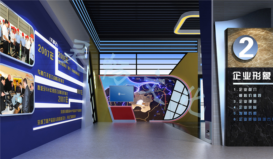 企業(yè)文化展廳設(shè)計(jì)中參觀路線規(guī)劃也有技巧